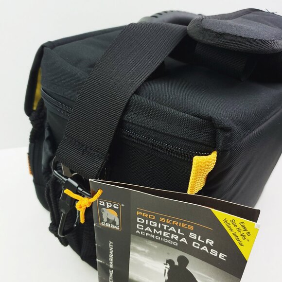Ape Case Camera Bag Digital DSLR Canvas Padded Dividers Shoulder Strap NWT - Picture 7 of 10